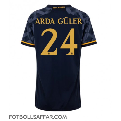 Real Madrid Arda Guler #24 Bortatröja Dam 2023-24 Kortärmad